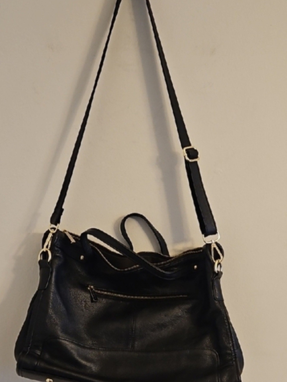 Danier Black Leather Shoulder Bag